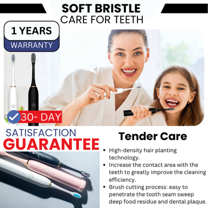 MTE© FreshVibe™ - Adult Sonic Electric Toothbrush