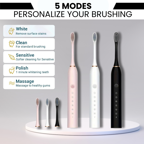 MTE© FreshVibe™ - Adult Sonic Electric Toothbrush