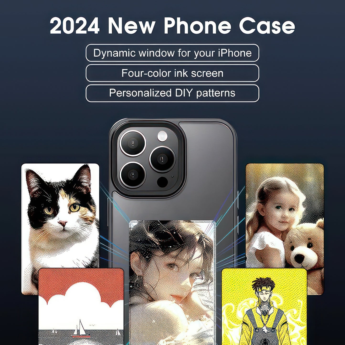 MTE© ARTCASE™ E-INK SCREEN PHONE CASE