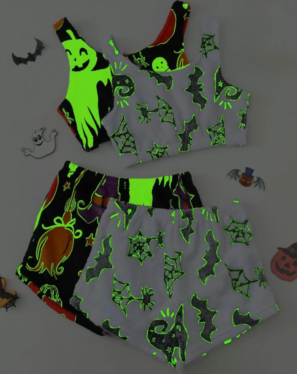 Glowing Spooky PJ Set