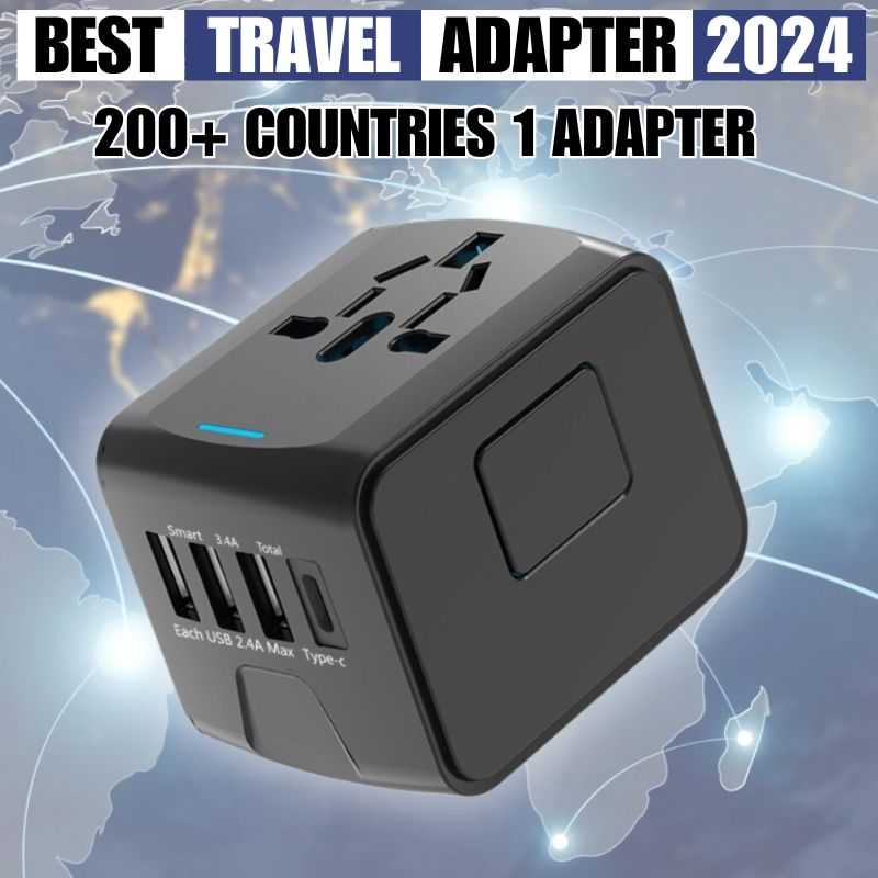 MTE© WORLDOCK - ALL-IN-ONE UNIVERSAL TRAVEL ADAPTER